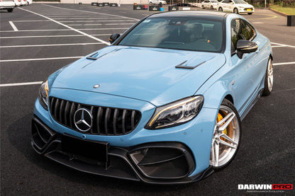 Juego de parachoques delantero DarwinPRO para Mercedes Benz W205 Clase C Coupé IMP Design (2016-2023) | Compatible con C300, C400 y C43AMG