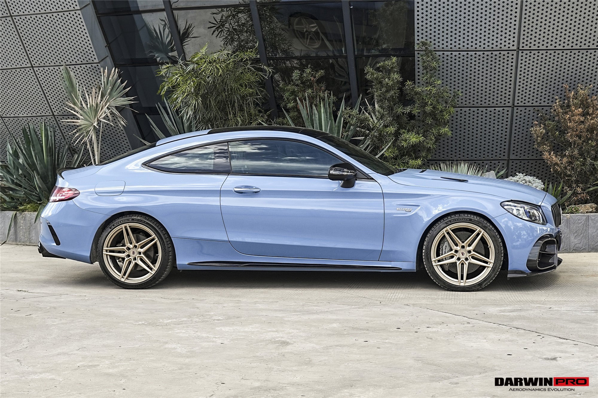 Juego de parachoques delantero DarwinPRO para Mercedes Benz W205 Clase C Coupé IMP Design (2016-2023) | Compatible con C300, C400 y C43AMG