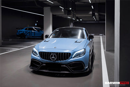 Juego de parachoques delantero DarwinPRO para Mercedes Benz W205 Clase C Coupé IMP Design (2016-2023) | Compatible con C300, C400 y C43AMG