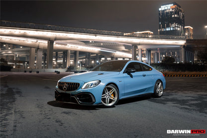 Juego de parachoques delantero DarwinPRO para Mercedes Benz W205 Clase C Coupé IMP Design (2016-2023) | Compatible con C300, C400 y C43AMG