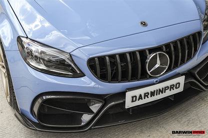 Juego de parachoques delantero DarwinPRO para Mercedes Benz W205 Clase C Coupé IMP Design (2016-2023) | Compatible con C300, C400 y C43AMG