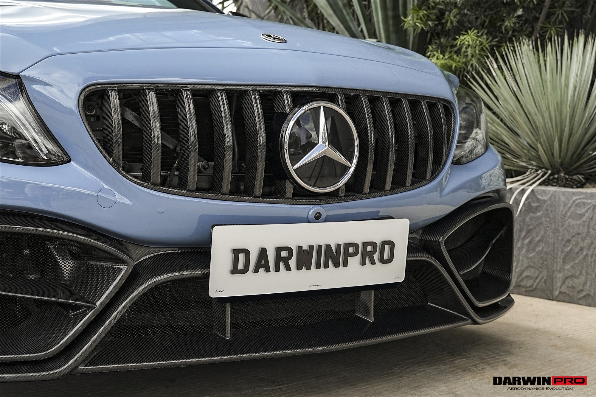 Juego de parachoques delantero DarwinPRO para Mercedes Benz W205 Clase C Coupé IMP Design (2016-2023) | Compatible con C300, C400 y C43AMG