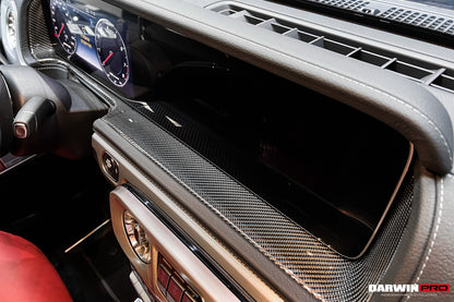 Reemplazo del panel de fibra de carbono seco para la pantalla del Mercedes Benz W464 G550 G63 AMG Clase G (2019-2023) de DarwinPRO