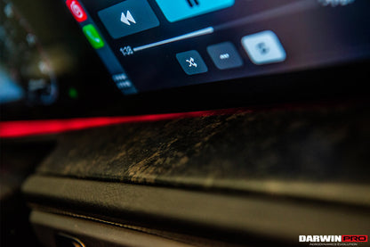 Reemplazo del panel de fibra de carbono seco para la pantalla del Mercedes Benz W464 G550 G63 AMG Clase G (2019-2023) de DarwinPRO