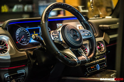 Reemplazo del panel de fibra de carbono seco para la pantalla del Mercedes Benz W464 G550 G63 AMG Clase G (2019-2023) de DarwinPRO