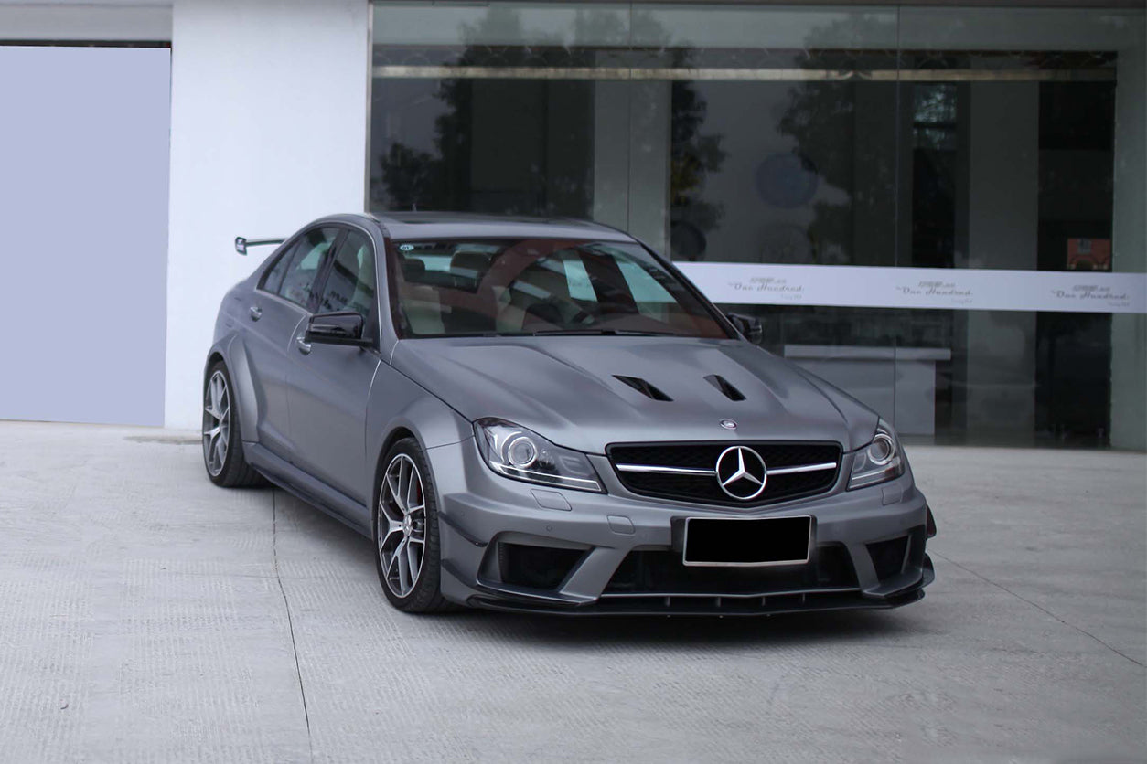 Kit de carrocería completa DarwinPRO 2012-2014 Mercedes Benz W204 C63 AMG Sedán estilo BKSS