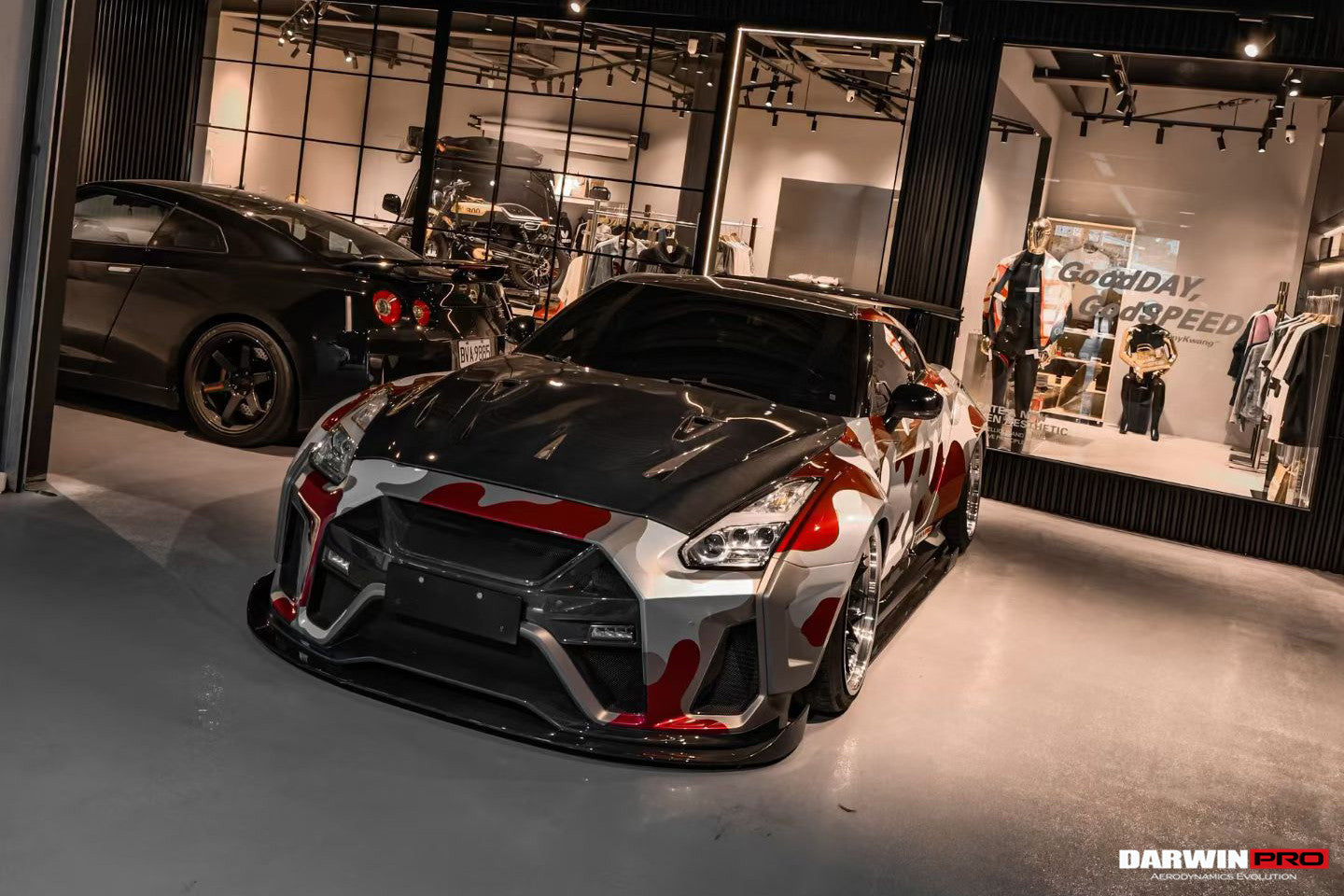 DarwinPRO BKSSII Style Partial Carbon Fiber Full Wide Body Kit | 2008-2023 Nissan GTR R35