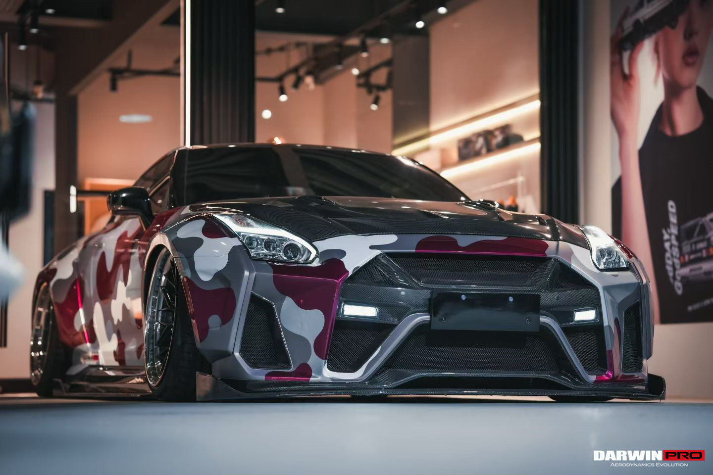 DarwinPRO BKSSII Style Partial Carbon Fiber Full Wide Body Kit | 2008-2023 Nissan GTR R35
