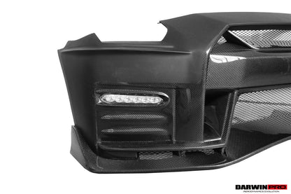 DarwinPRO NSM Style Partial Carbon Fiber Front Bumper | 2008-2016 Nissan GTR R35