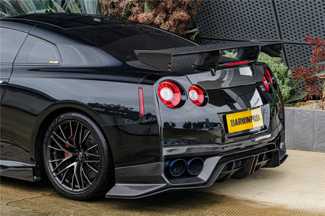 Difusor trasero de fibra de carbono DarwinPRO 2017-2023 Nissan GTR R35 EBA BKSS