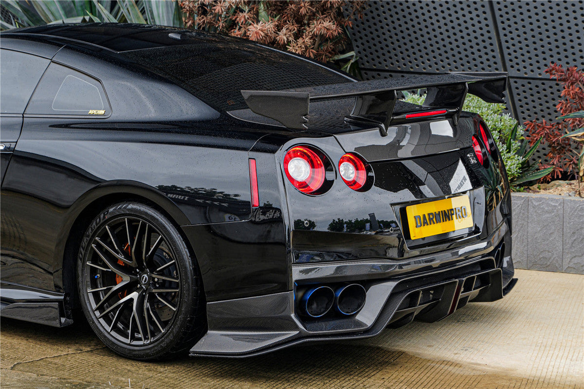 DarwinPRO BKSS Style Carbon Fiber Rear Diffuser | 2017-2023 Nissan GTR R35