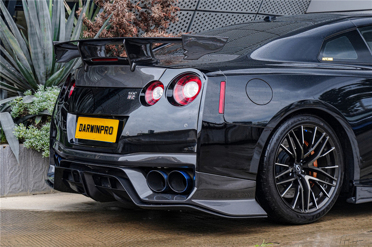 Difusor trasero de fibra de carbono DarwinPRO 2017-2023 Nissan GTR R35 EBA BKSS