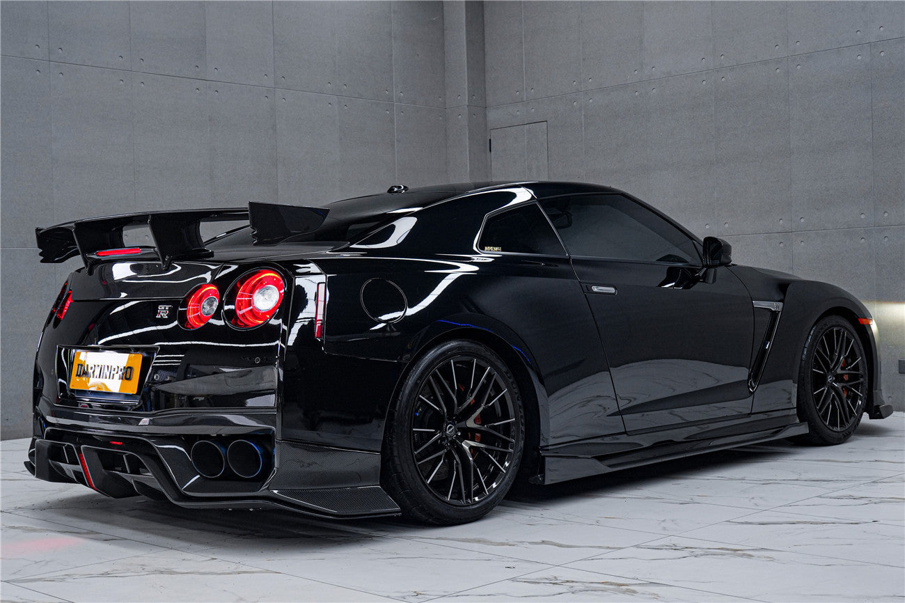 Faldones laterales de fibra de carbono DarwinPRO para Nissan GTR R35 EBA BKSS (2008-2023)