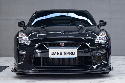 DarwinPRO 2017-2023 Nissan GTR R35 EBA BKSS Style Carbon Fiber Front Lip