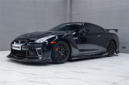 Faldones laterales de fibra de carbono DarwinPRO para Nissan GTR R35 EBA BKSS (2008-2023)