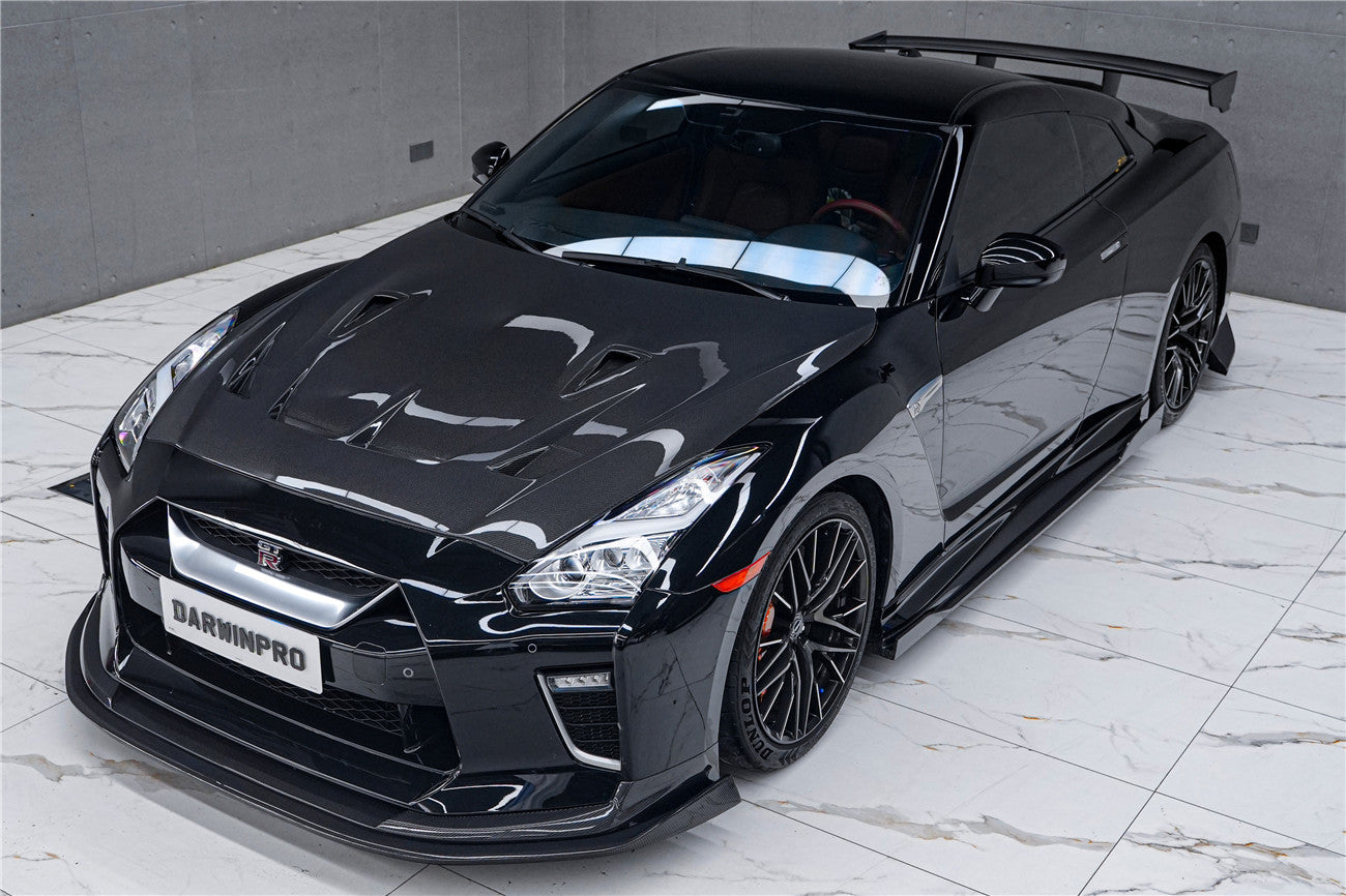 Faldones laterales de fibra de carbono DarwinPRO para Nissan GTR R35 EBA BKSS (2008-2023)