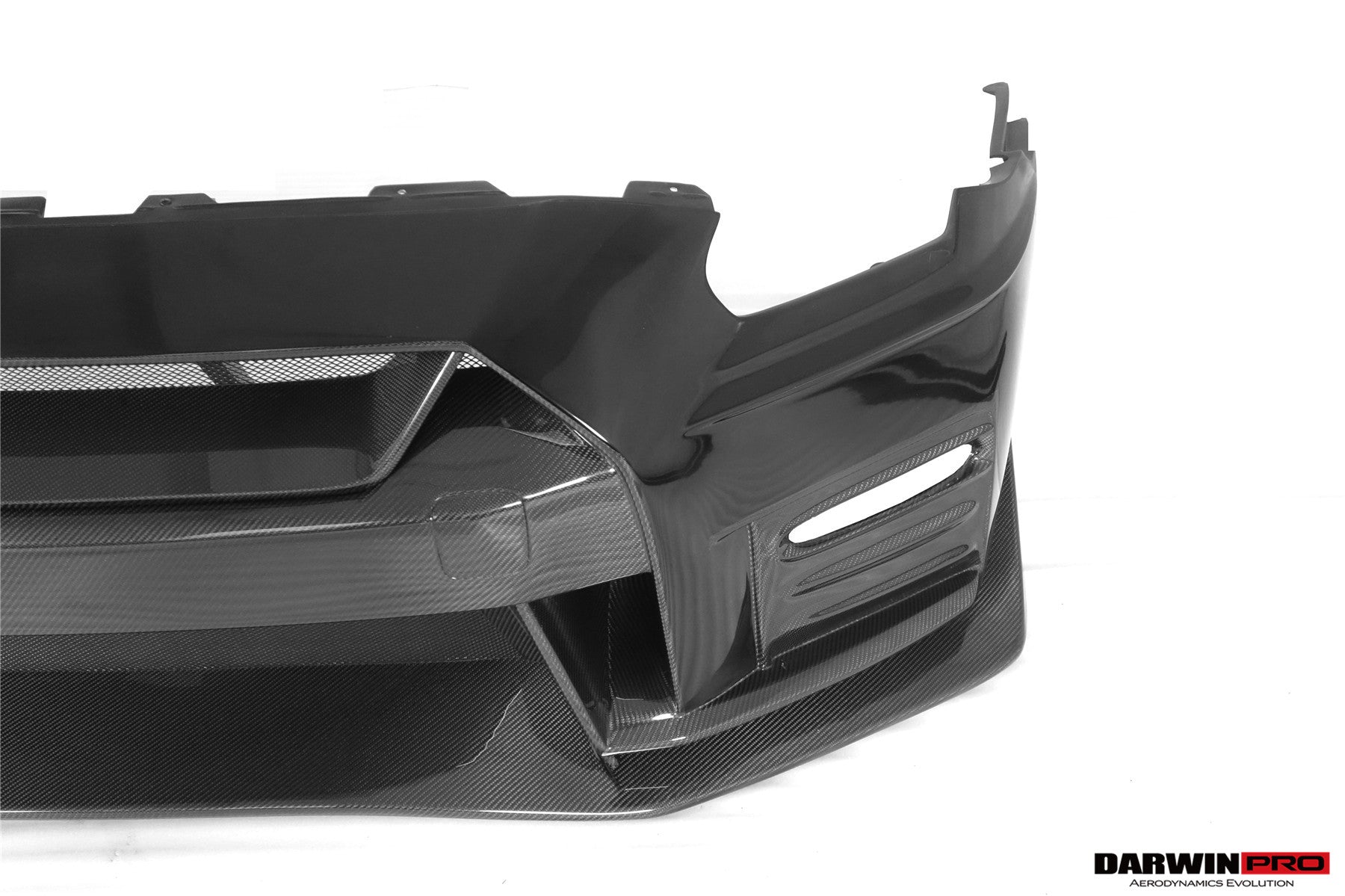 DarwinPRO 2017-2023 Nissan GTR R35 EBA NSM Style Partial Carbon Fiber Front Bumper