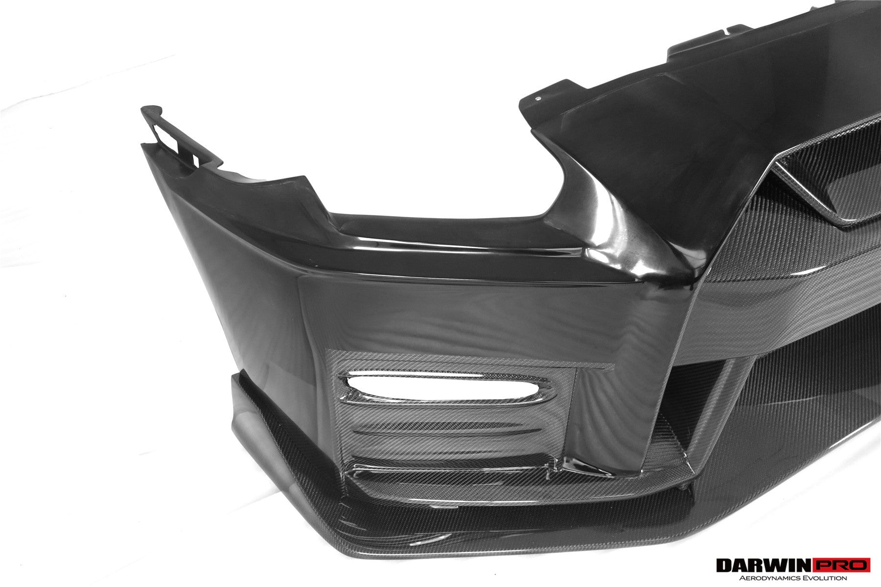 DarwinPRO 2017-2023 Nissan GTR R35 EBA NSM Style Partial Carbon Fiber Front Bumper