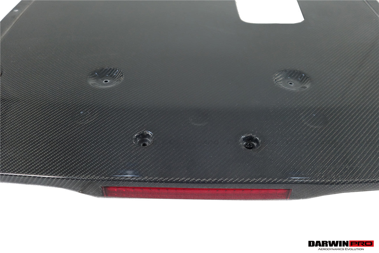 DarwinPRO 2012-2023 Nissan GTR R35 DBA EBA NSM Style Carbon Fiber Rear Diffuser Undertary With Break Light