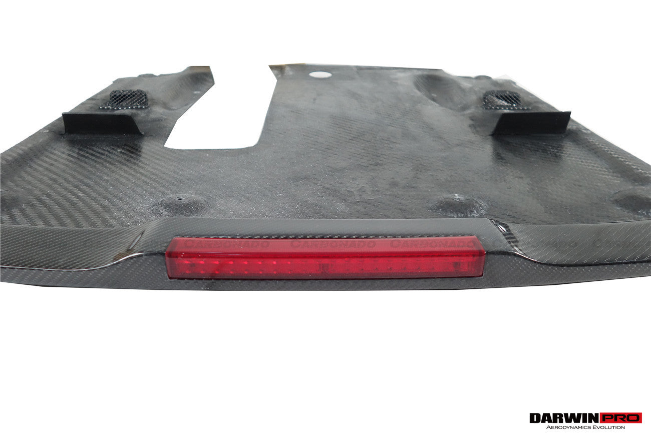 DarwinPRO 2012-2023 Nissan GTR R35 DBA EBA NSM Style Carbon Fiber Rear Diffuser Undertary With Break Light