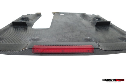 DarwinPRO 2012-2023 Nissan GTR R35 DBA EBA NSM Style Carbon Fiber Rear Diffuser Undertary With Break Light