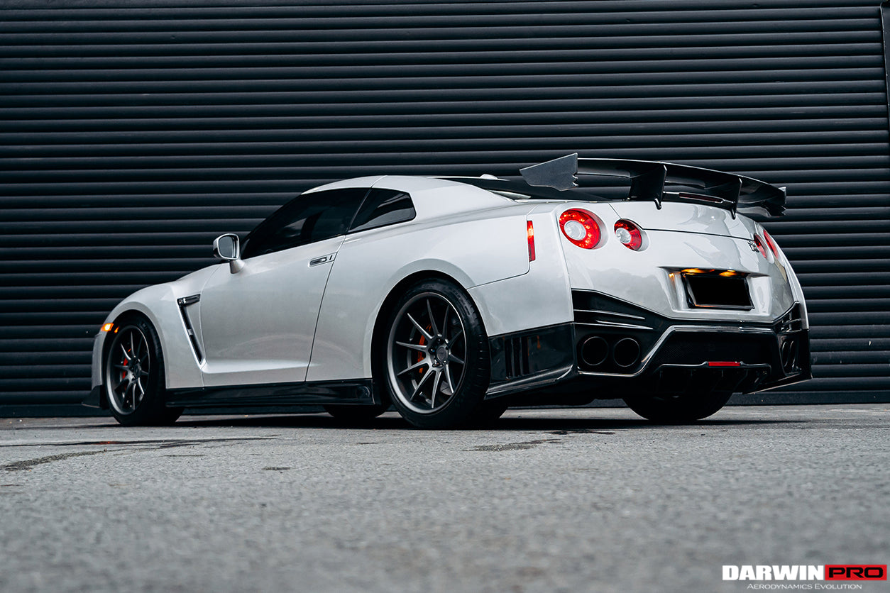 DarwinPRO NSM Style Partial Carbon Fiber Rear Bumper | 2008-2023 Nissan GTR R35