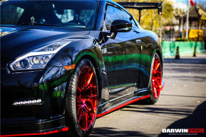DarwinPRO Ver15 NSM Style Partial Carbon Fiber Front Bumper | 2008-2016 Nissan GTR R35
