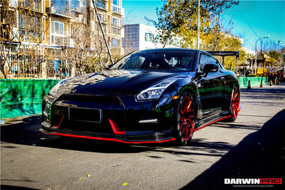DarwinPRO Ver15 NSM Style Partial Carbon Fiber Front Bumper | 2008-2016 Nissan GTR R35