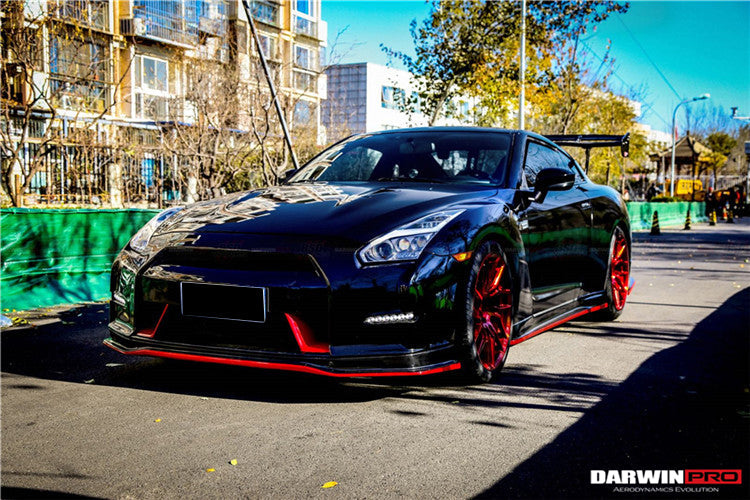 DarwinPRO Ver15 NSM Style Partial Carbon Fiber Front Bumper | 2008-2016 Nissan GTR R35
