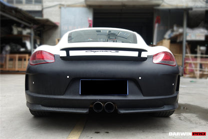 Parachoques trasero DarwinPRO 2009-2012 Porsche Cayman 987.2 GT3