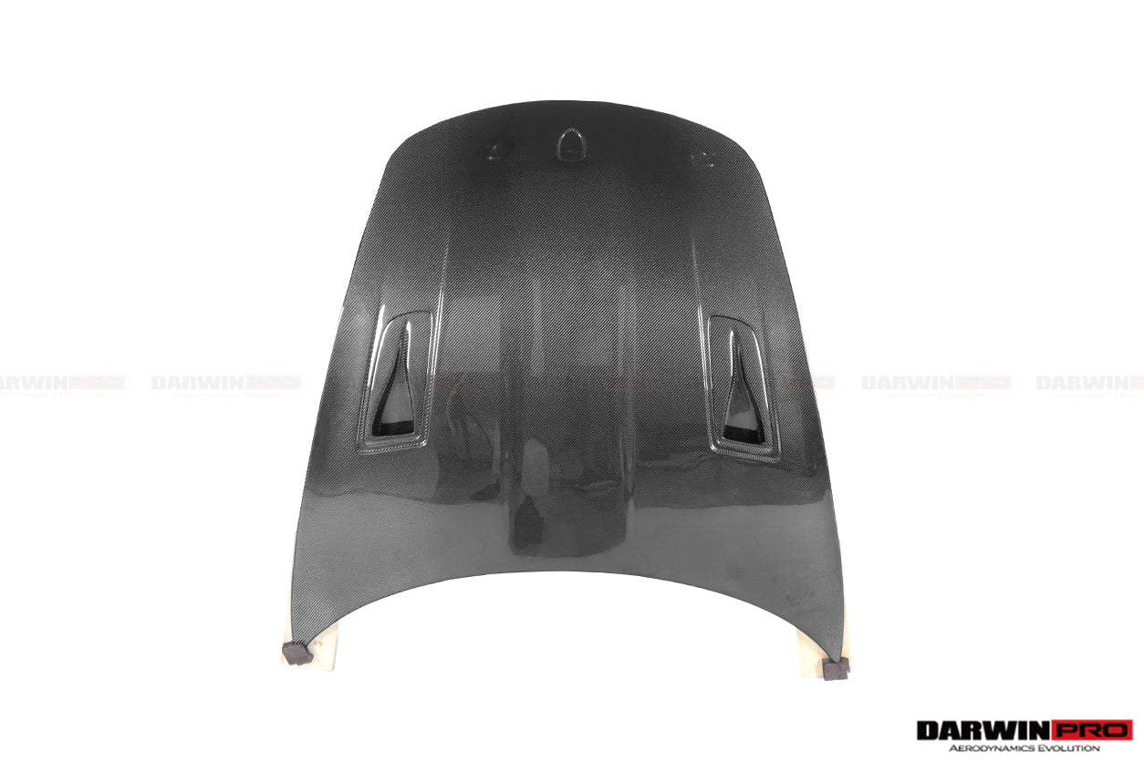 Capó de fibra de carbono DarwinPRO 2012-2025 para Porsche 718, 981 Cayman y Boxster GT2RS
