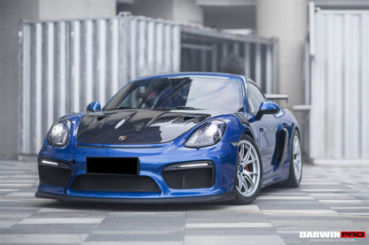 Capó de fibra de carbono DarwinPRO 2012-2025 para Porsche 718, 981 Cayman y Boxster GT2RS