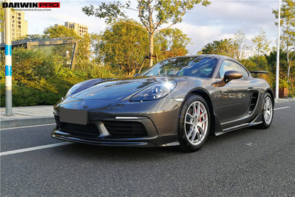 Ventilaciones laterales de fibra de carbono DarwinPRO para Porsche 718 Cayman y Boxster (2016-2025)