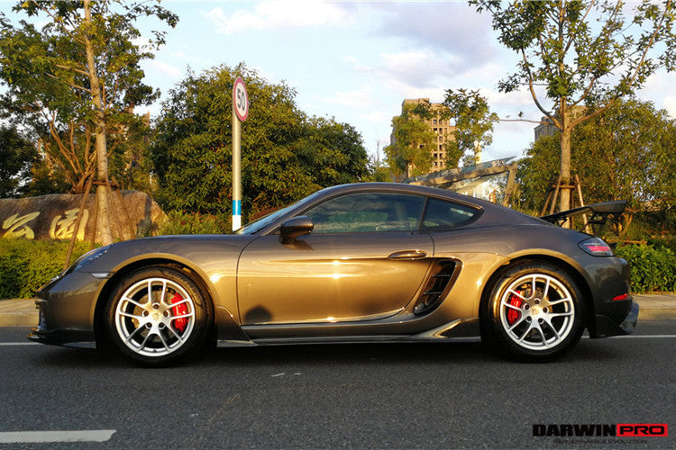 Ventilaciones laterales de fibra de carbono DarwinPRO para Porsche 718 Cayman y Boxster (2016-2025)