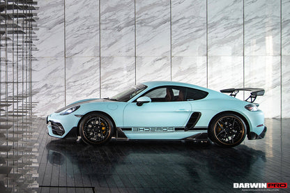 Ventilaciones laterales de fibra de carbono DarwinPRO para Porsche 718 Cayman y Boxster (2016-2025)