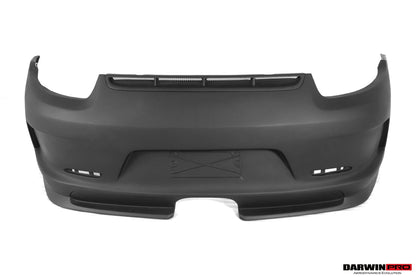 Parachoques trasero DarwinPRO 2012-2015 Porsche 911 991.1 2C estilo GT3 (para escape intermedio) | Compatible con Carrera y Carrera S