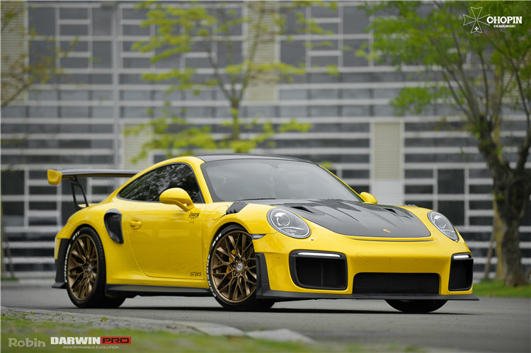 Guardabarros parcial de fibra de carbono DarwinPRO 2012-2015 Porsche 911 991.1 Carrera S Targa 4 4S GT3 Convert GT2RS Style