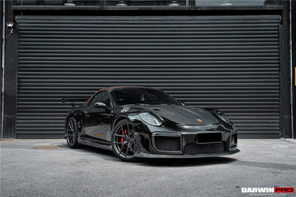 Guardabarros parcial de fibra de carbono DarwinPRO 2012-2015 Porsche 911 991.1 Carrera S Targa 4 4S GT3 Convert GT2RS Style