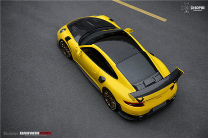 Guardabarros parcial de fibra de carbono DarwinPRO 2012-2015 Porsche 911 991.1 Carrera S Targa 4 4S GT3 Convert GT2RS Style