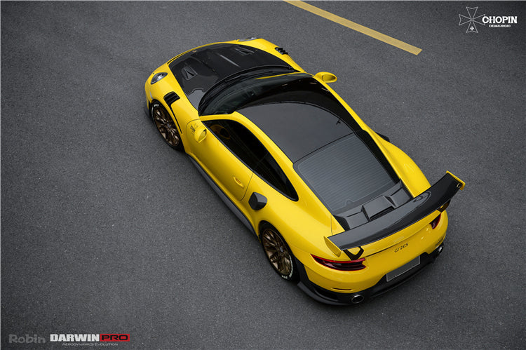 Guardabarros parcial de fibra de carbono DarwinPRO 2012-2015 Porsche 911 991.1 Carrera S Targa 4 4S GT3 Convert GT2RS Style