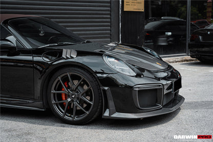 Guardabarros parcial de fibra de carbono DarwinPRO 2012-2015 Porsche 911 991.1 Carrera S Targa 4 4S GT3 Convert GT2RS Style