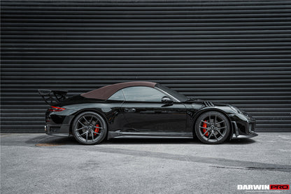 Guardabarros parcial de fibra de carbono DarwinPRO 2012-2015 Porsche 911 991.1 Carrera S Targa 4 4S GT3 Convert GT2RS Style
