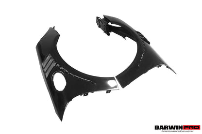 Guardabarros parcial de fibra de carbono DarwinPRO 2016-2019 Porsche 911 991.2 Carrera Targa 4 4S GT3 Convert GT2RS Style