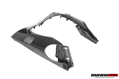 Guardabarros parcial de fibra de carbono DarwinPRO 2016-2019 Porsche 911 991.2 Carrera Targa 4 4S GT3 Convert GT2RS Style