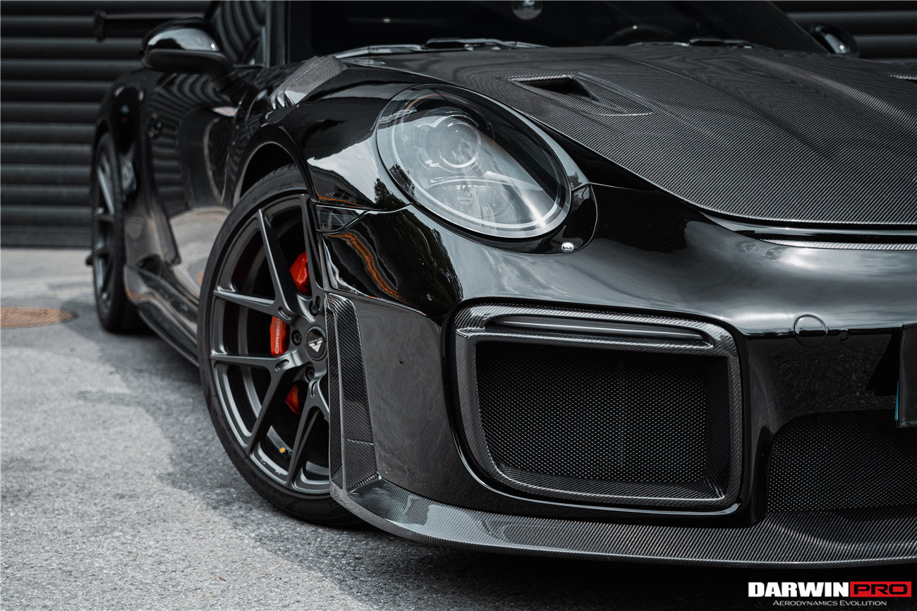 DarwinPRO 2012-2015 Porsche 911 991.1 Carrera S Targa 4 4S GT3 2C 4C Convert GT2RS Style Front Bumper