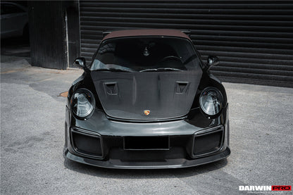DarwinPRO 2012-2019 Porsche 991 Carrera S & Targa 4 & 4s & GT3 Convert GT2RS Style Carbon Fiber Hood