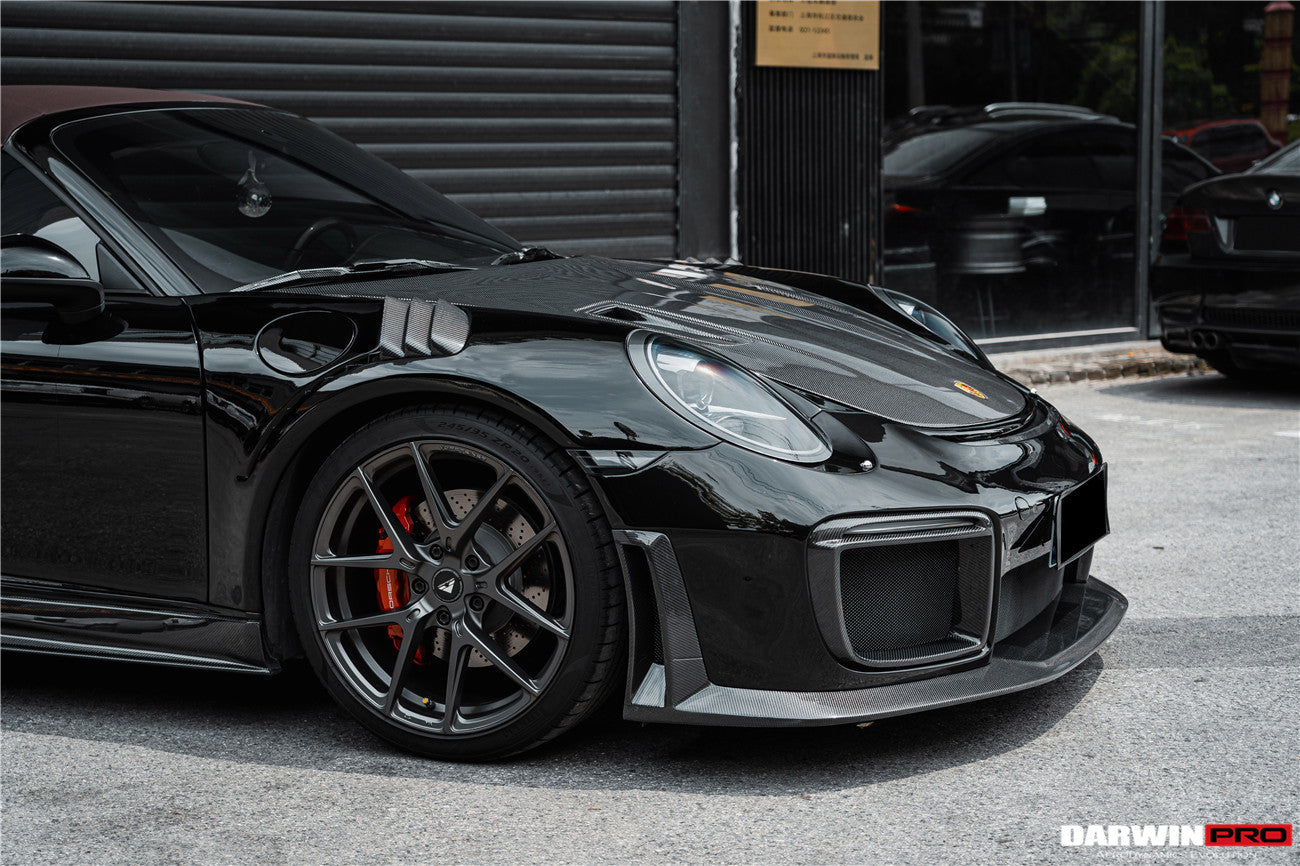 DarwinPRO 2012-2015 Porsche 911 991.1 Carrera S Targa 4 4S GT3 2C 4C Convert GT2RS Style Front Bumper