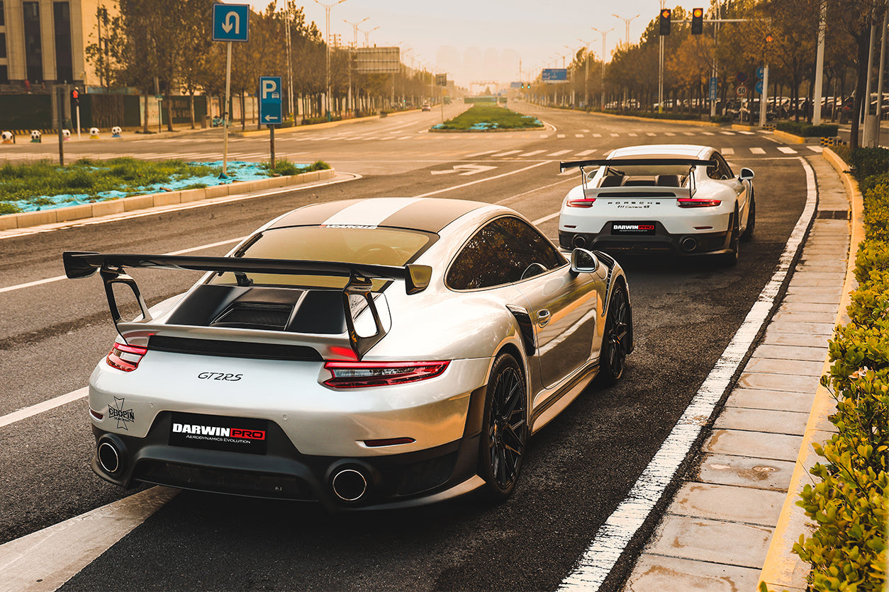 Parachoques trasero DarwinPRO 2012-2015 Porsche 911 991.1 Carrera S GT2RS (se requiere cambiar la luz trasera del 991.2)