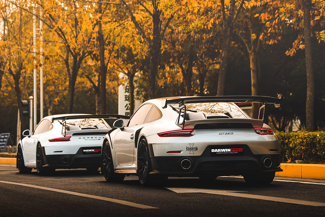 Parachoques trasero DarwinPRO 2012-2015 Porsche 911 991.1 Carrera S GT2RS (se requiere cambiar la luz trasera del 991.2)