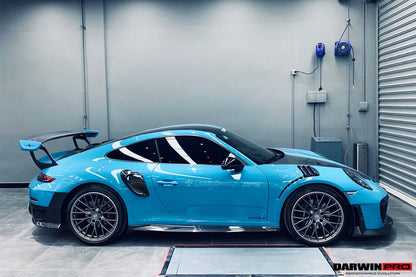 DarwinPRO 2016-2019 Porsche 911 991.2 Carrera S GT2RS-Style GT2RS Carbon Fiber Side Skirts